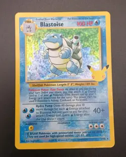 Pokemon TCG Blastoise Celebrations 25th Anniversary Edition Pokemon Card 2/102 - Image 1
