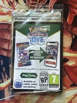 Professor's Research SWSH152 Juniper Promo + 3 Cosmos Holos Sealed Pokemon Cards - Image 2