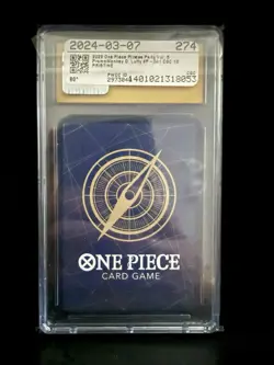 CGC 10 PRISTINE Monkey D. Luffy (041) P-041 One Piece Promotion Cards Regular - Image 2