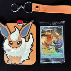 Pokemon S-Chinese CSGC-002 Flareo Promo + Holder Sleeve Eevee Display Frame Box - Image 1