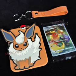 Pokemon S-Chinese CSGC-002 Flareo Promo + Holder Sleeve Eevee Display Frame Box - Image 3