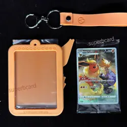 Pokemon S-Chinese CSGC-002 Flareo Promo + Holder Sleeve Eevee Display Frame Box - Image 4