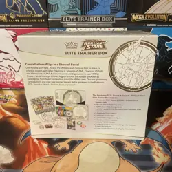 Pokemon TCG Sword Shield Brilliant Stars Elite Trainer Box ETB New Sealed 820650870125 - Image 2