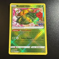 Radiant Venusaur 004/078 Pokemon Pokemon GO Holo Radiant Rare NM - Image 1