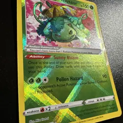 Radiant Venusaur 004/078 Pokemon Pokemon GO Holo Radiant Rare NM - Image 4
