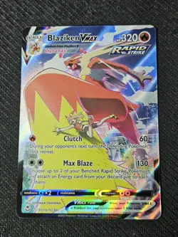 Pokemon TCG: Sword & Shield - Silver Tempest: Blaziken VMAX TG15/TG30 Ultra Rare - Image 1