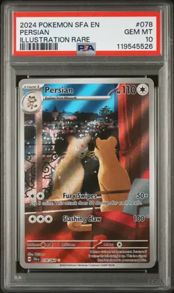 Persian 078/064 PSA 10 | Pokemon TCG | Scarlet & Violet Shrouded Fable | English - Image 1