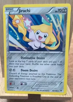 Jirachi 42/108 - Roaring Skies - Holo Rare - 2015 Pokemon - LP - Image 1