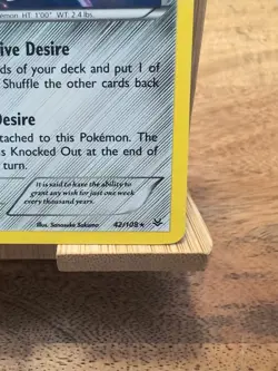 Jirachi 42/108 - Roaring Skies - Holo Rare - 2015 Pokemon - LP - Image 4