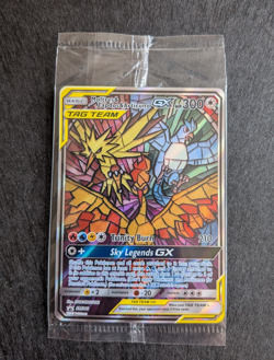 Moltres Zapdos & Articuno GX SM210 Sealed - Pokemon Hidden Fates Promo Near Mint - Image 1