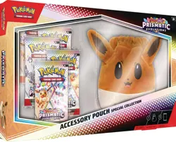 Pokemon TCG: Prismatic Evolutions Accessory Pouch Special Collection Box Sealed - Image 1