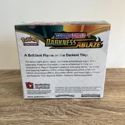 Pokemon Sword & Shield Darkness Ablaze Booster Box Sealed in Protective Display - Image 2