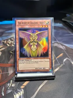 Yu-Gi-Oh! The Agent of Creation- Venus Unlimited LCYW-EN253 Super Rare NM/LP x1 - Image 1