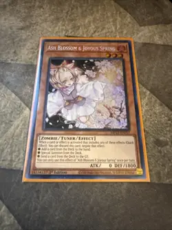 Ash Blossom & Joyous Spring Prismatic Secret Rare 1st Edition MP22-EN257 - Image 1