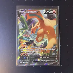 Charizard V Alt Full Art 154/172 Pokemon Cards Brilliant Stars NM - Image 1