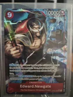EXACT CARD PICTURED Edward Newgate AA OP02-004 PRB01 Best One Piece TCG Eng Foil - Image 1