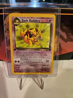MP Dark Kadabra 39/82 1st Edition Team Rocket Uncommon Pokemon Card Lp-Nm - Image 1