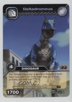 2008 Dinosaur King Trading Card Game Series 1: Deltadromeus #DKCG-072 - Image 1