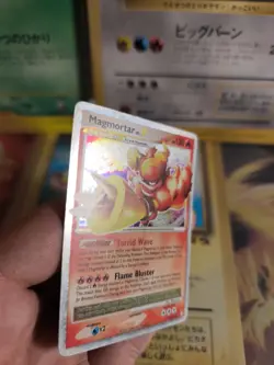 Pokemon Karte Card Magbrant Magmortar LV. X Mysterious Treasures Holo Ex English - Image 3