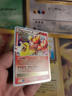 Pokemon Karte Card Magbrant Magmortar LV. X Mysterious Treasures Holo Ex English - Image 5