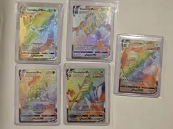 Rainbow Secret Rare Pokemon Card Collection Lot - Image 1