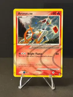 2009 Pokemon Card - Arceus TCG Arceus AR3 Holo Rare Fire Type - LP! - Image 1