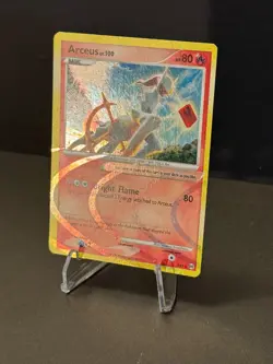 2009 Pokemon Card - Arceus TCG Arceus AR3 Holo Rare Fire Type - LP! - Image 2