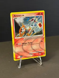 2009 Pokemon Card - Arceus TCG Arceus AR3 Holo Rare Fire Type - LP! - Image 3