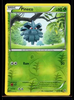 2014 XY - Flashfire Pineco #4 Reverse Holo Pokemon Card - Image 1