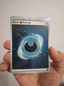 Dark Basic Energy HOLO Pokemon 151 Card~HD SWIRL~NM - Image 2