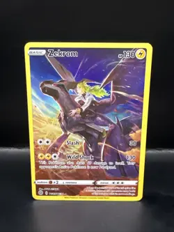 Pokemon Zekrom TG05/TG30 Brilliant Stars Full Art Trainer Gallery NM Card - Image 1