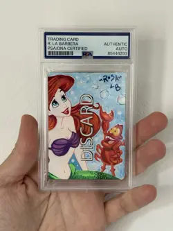 Disney Lorcana Ariel - DISCARD Card Altered by Rosa La Barbera - PSA Authentic - Image 2