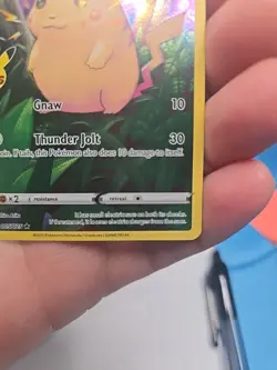 Pokemon TCG Celebrations Pikachu Card 5/25 Holographic, Near Mint Condition - Image 2