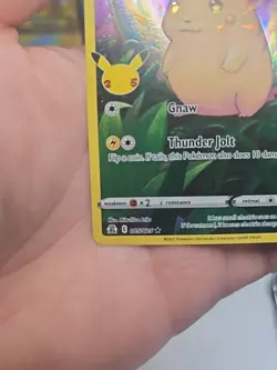 Pokemon TCG Celebrations Pikachu Card 5/25 Holographic, Near Mint Condition - Image 3