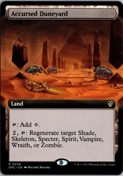 Accursed Duneyard (Extended Art) R Commander: Aetherdrift 36 NM - Image 1