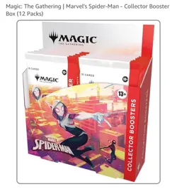 Magic The Gathering Marvel Spider-Man Collector Booster Box 12 Packs | PREORDER - Image 1