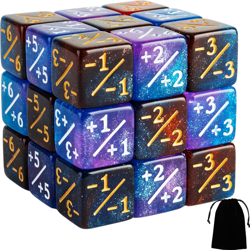 24 Pieces MTG Counter Dice Magic the Gathering Counters +1/+1 Buff Dice Sets Lif - Image 1