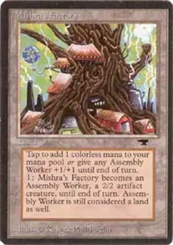 1 x Mishra's Factory (Spring) - Antiquities - Moderate Play - MTG - Image 1