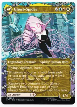 MTG Gwen Stacy (0209) (Borderless) Marvel's Spider-Man Regular NM/M - Image 2