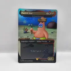 Patrick Star Barktooth Warbeard #1931 FOIL MTG Secret Lair Spongebob Squarepants - Image 1