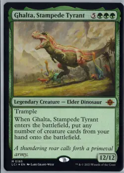 Ghalta, Stampede Tyrant M The Lost Caverns of Ixalan 185 NM - Image 1