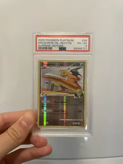 PSA 4 2009 Pokemon Dragonite FB Reverse Foil Supreme Victors #56 - Image 1