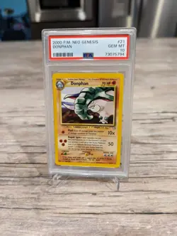 2000 Pokemon donphan 21/111 neo genesis unlimited PSA 10 💎 GEM MINT wotc - Image 1