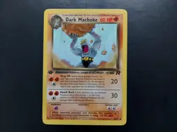 Pokemon - Dark Machoke 40/82 Uncommon 1st Edition Team Rocket - Image 1