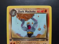 Pokemon - Dark Machoke 40/82 Uncommon 1st Edition Team Rocket - Image 2