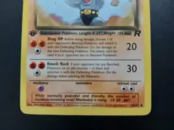 Pokemon - Dark Machoke 40/82 Uncommon 1st Edition Team Rocket - Image 3