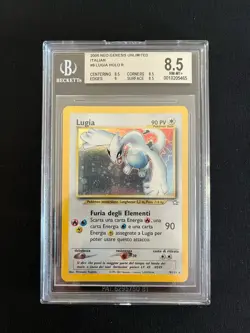 Pokemon Lugia Neo Genesis 9/111 Holo Unlimited Italiano Bgs 8.5 - Image 1