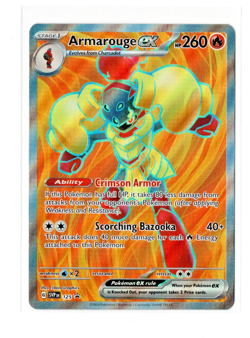 Pokemon TCG Armarouge ex 125 SV: Scarlet & Violet Black Star Promo Holo Rare -NM - Image 1