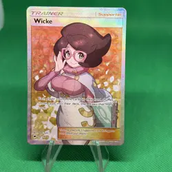 Pokemon Wicke 147/147 Burning Shadows Ultra Rare Full Art Holo MP - Image 1
