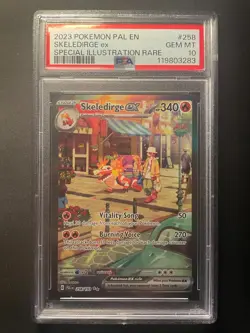 Pokemon Skeledirge ex 258/193 Paldea Evolved PSA 10 - Image 1